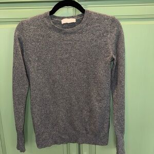 Everlane 100% cashmere gray long sleeve crewneck sweater